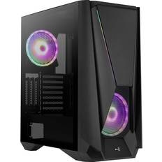 AeroCool Visor - Tempered Glass Edition - Mid Tower ATX étendu - Panneau Latéral Fenêtré