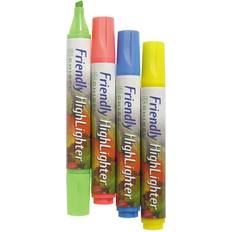 Ballograf Friendly Highlighter 4mm Assorted 4-pack