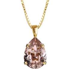 Mini Drop Necklace - Gold/Vintage Rose