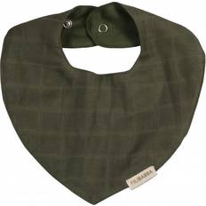 Filibabba Muslin Bib olivgrön