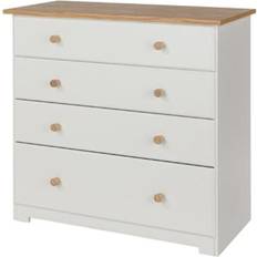 White Chest of Drawers Core Products Colorado Chest of Drawer 80x80.2cm