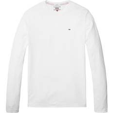 Tommy Hilfiger Wit T-shirts Tommy Hilfiger Classic Rib Longsleeve Shirt - Navy/Rood/Wit