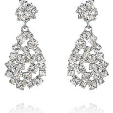 Caroline Svedbom Mini Hanna Earrings - Silver/Crystal