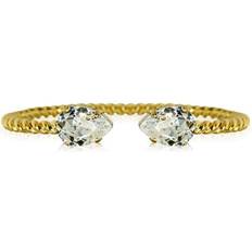 Mini Drop Bracelet - Gold/Crystal