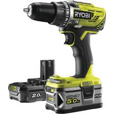 Ryobi Perceuses et Tournevis Ryobi Perceuse visseuse 18V one (1x2,0 1x5,0 Ah) en coffret R18DD3-252T