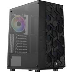 Boîtiers d'ordinateur AeroCool Hive ARGB Tempered Glass Edition mid tower ATX panneau latéral fenêtré