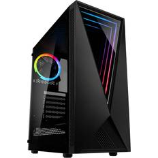 Kolink VOID RGB Midi-Tower PC Case da Gioco Nero 1 Ventola LED Pre-Montata Finestra Laterale In Vetro Temperato