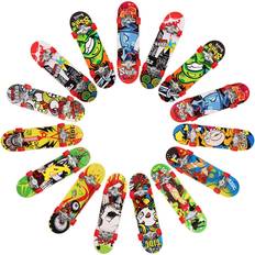 Träleksaker Fingerskateboards Finger Skateboard 15 Set