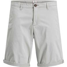 Slim Shorts Jack & Jones Bowie Solid Chino Shorts - Grey/Drizzle