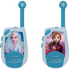 Lexibook Walkie Talkies Lexibook Disney The Ice Queen twee walkietalkies tot twee kilometer met riemclip Blauw