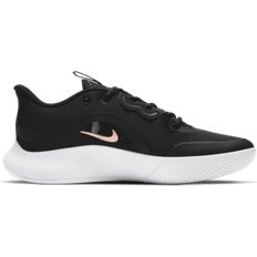 Ammortizzazione del tallone - Donna Scarpe da sport per racchetta NIKE Court Air Max Volley W - Black/White/Metallic Red Bronze