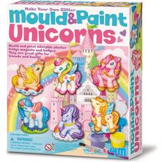 Einhörner Knete 4M Make Your Own Glitter Mould & Paint Glitter Unicorns