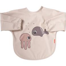 Babyudstyr Done by Deer Sleeved Bib Sea Friends 6-18m