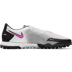 React Football Shoes NIKE React Phantom GT Pro TF - White/Black/Pink Blast