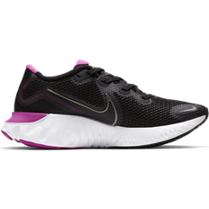 Nike Renew Run W - Black/White/Fire Pink/Metallic Dark Gray