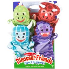 Melissa & Doug Puppen & Puppenhäuser Melissa & Doug Dinosaur Friends Hand Puppets 4 Pack