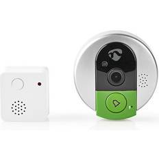 Nedis Silber Türklingeln Nedis DOORPW10CBK Wireless Video Doorbell