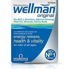 L-Karnitin Kosttillskott Vitabiotics Wellman Original 30 st