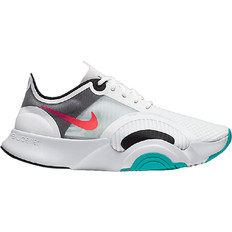 43 ½ Chaussures de Gymnastique et d'Entraînement Nike SuperRep Go W - White/Black/Football Grey/Flash Crimson