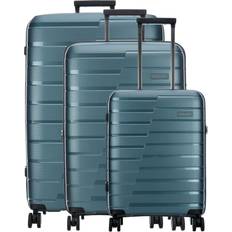 4 Wheels Suitcase Sets Travelite Air Base - Set of 3