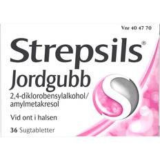 Strepsils jordgubb Strepsils Jordgubbe 1.2mg 36 st Sugtablett