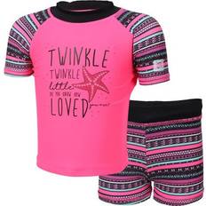 9-12M UV-set Barnkläder Color Kids EDY Mini Shorts Set - Candy Pink (CK104326-4184)