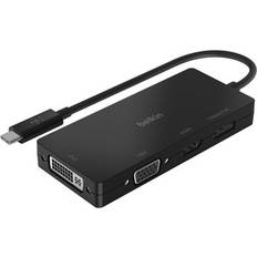 Cables Belkin USB C - DVI/HDMI/VGA/DisplayPort M-F Adapter