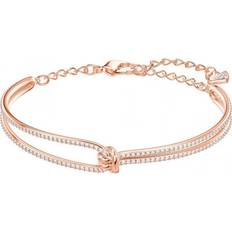 Swarovski Lifelong Bracelet - Rose Gold/White