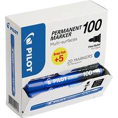 Pilot Hobbymaterial Pilot Permanent Marker 100 Fine Bullet Tip Blue 20-pack