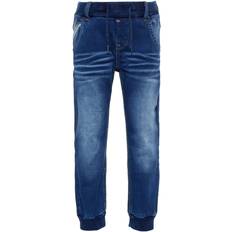 Name It Baggy Fit Pull On Jeans - Blue/Medium Blue Denim (13161747)