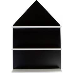 White Wall Storage Kid's Room Childhome Blackboard House Wall Shelf