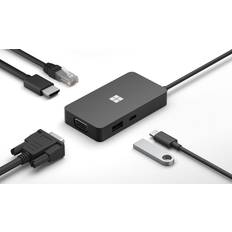 Sí Concentradores USB Microsoft 1E4-00003 USB-C Travel Hub 10 CM