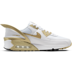 Nike Air Max 90 FlyEase 'Metallic Gold' White Men's