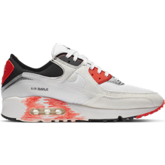 Nike Air Max 90 Premium M - White/Black/Bright Crimson/White