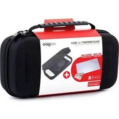 Protección y Almacenamiento Bigben Switch Pack 5 Case & Tempered Glass Protection Kit - Black