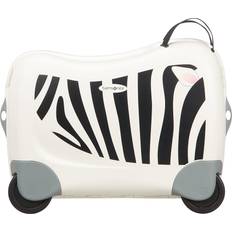 White Children's Luggage Samsonite Dream Rider 51cm - Zebra Zeno
