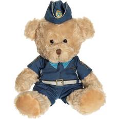 Björnar Mjukisdjur Teddykompaniet Polisnalle Lage 28cm