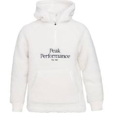 Peak Performance Junior Original Pile Half Zip Hoodie White Unisex