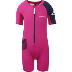 Rosa Trajes de protección UV Didriksons Reef Kids Swimsuit Pink Unisex