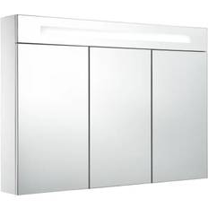 Glass Bathroom Mirror Cabinets vidaXL Mirror Cabinet (285121)