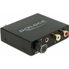 S/PDIF D/A-muuntimet (DAC) DeLock Vahvistin DAC-Kuulokkeille