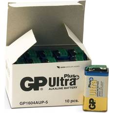 9v batteri 10 pack GP Batteries Ultra Plus Alkaline 9V 10-pack