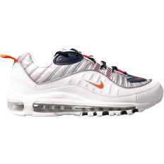 Nike air max 98 grey NIKE Air Max 98 PRM W - White/Wolf Grey/Gym Red/Starfish