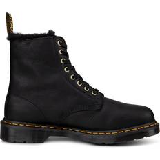 Dr. Martens 1460 Pascal Men's Faux Fur Lined Lace Up Boots - Black