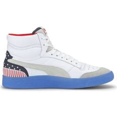 Puma Ralph Sampson Mid 4thofJuly - Puma White/Peacoat/High Risk Red