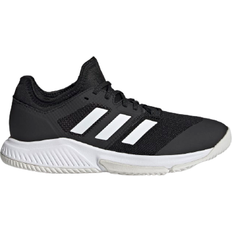 Adidas Mesh Gym & Training Shoes adidas Court Team Bounce W - Core Black/Cloud White/Silver Metallic