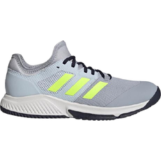 46 ⅓ Trainingsschuhe Adidas Court Team Bounce - Halo Silver/Hi-Res Yellow/Halo Blue