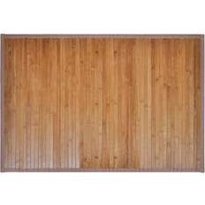 Flat Woven Bath Mats vidaXL Bamboo Brown 40x50cm