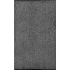 vidaXL Deurmat Wasbaar 90 x 150 cm Antraciet