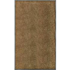 vidaXL Paillasson Lavable Marron 90x150 cm Marron cm